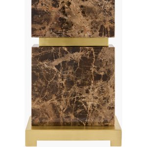   Modern European furniture - Travertine Accent Table Lamp - www.oroa.com | Oroa.com