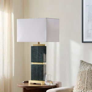   Modern European furniture - Travertine Accent Table Lamp - www.oroa.com | Oroa.com