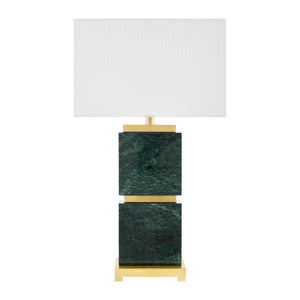   Modern European furniture - Travertine Accent Table Lamp - www.oroa.com | Oroa.com