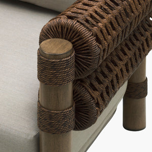   Modern European furniture - Cushioned Wicker Outdoor Accent Chair - www.oroa.com | Oroa.com
