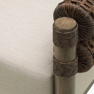   Modern European furniture - Cushioned Wicker Outdoor Swivel Chair - www.oroa.com | Oroa.com