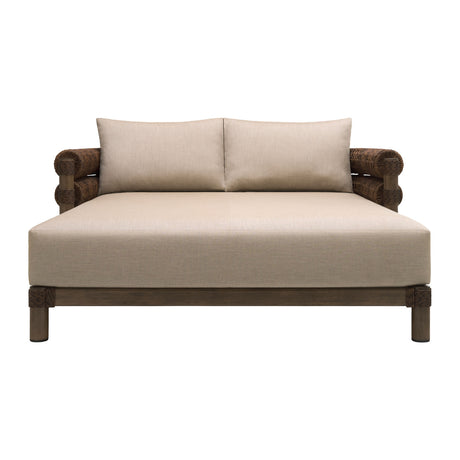   Modern European furniture - Cushioned Wicker Outdoor Daybed - www.oroa.com | Oroa.com