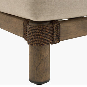  Modern European furniture - Cushioned Wicker Outdoor Right-Armed Sofa - www.oroa.com | Oroa.com