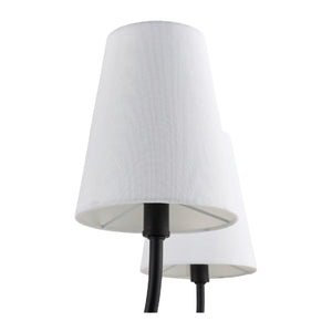   Modern European furniture - White Cotton Shade Chandelier - www.oroa.com | Oroa.com
