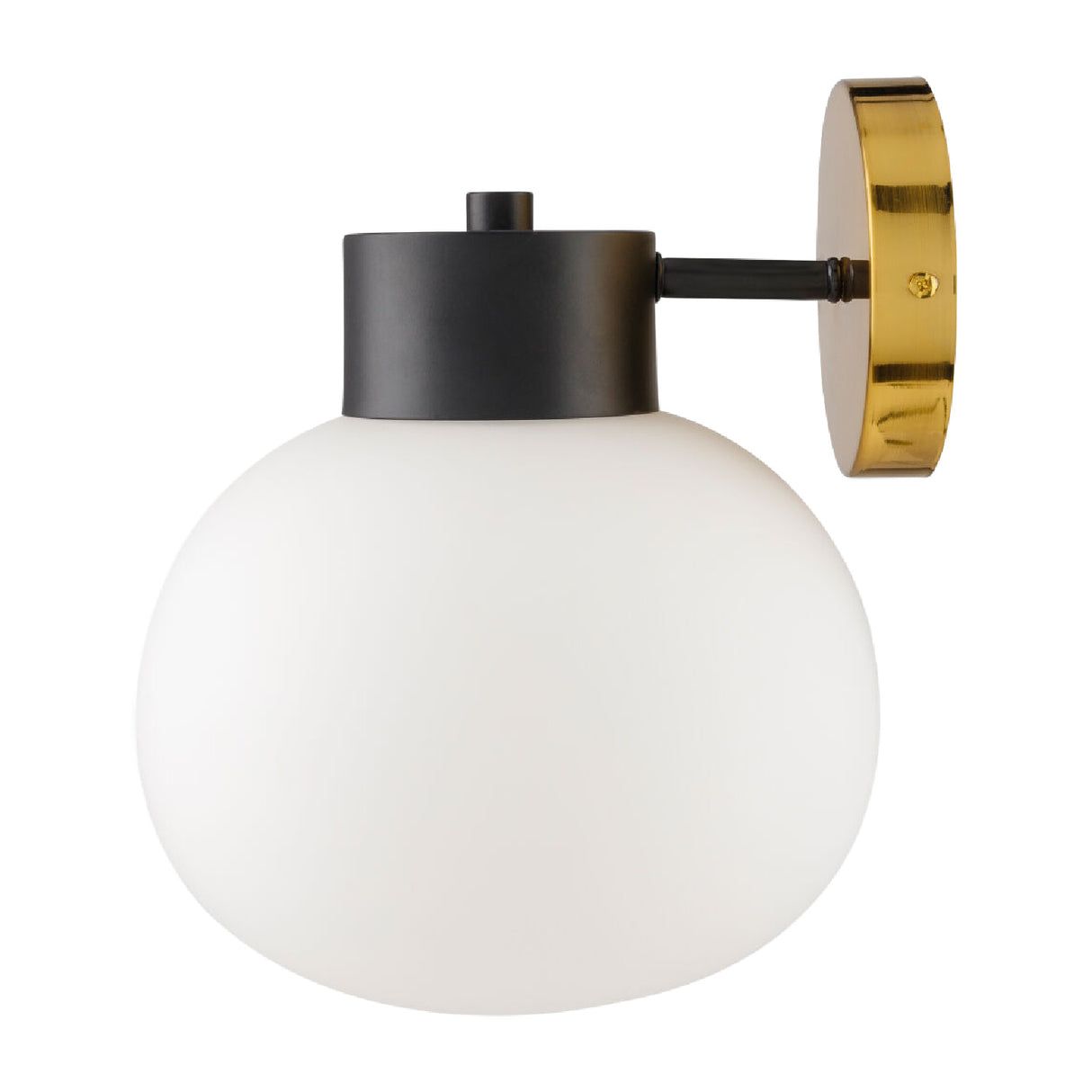   Modern European furniture - White Glass Sphere Wall Lamp - www.oroa.com | Oroa.com