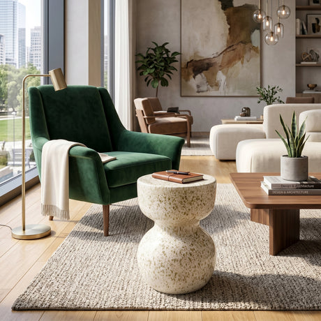   Modern European furniture - Hourglass Ceramic Garden Stool - www.oroa.com | Oroa.com