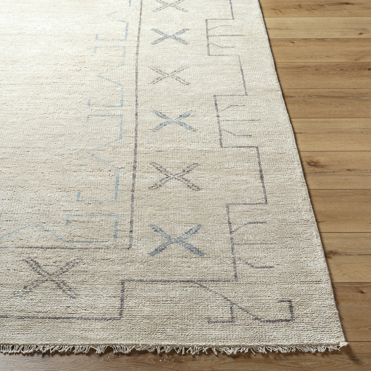   Modern European furniture - Cream Wool Blend Table Runner - www.oroa.com | Oroa.com