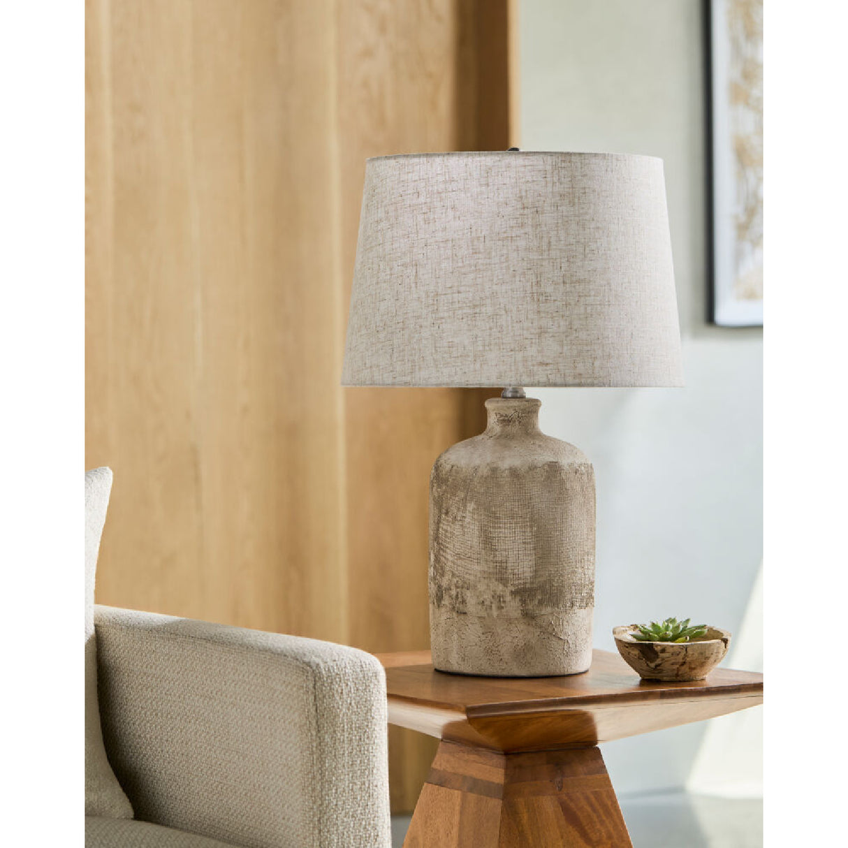   Modern European furniture - Gray Ceramic Table Lamp - www.oroa.com | Oroa.com