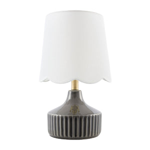   Modern European furniture - Scalloped Jute Table Lamp - www.oroa.com | Oroa.com