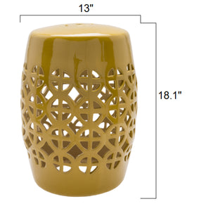   Modern European furniture - Openwork Ceramic Garden Stool - www.oroa.com | Oroa.com