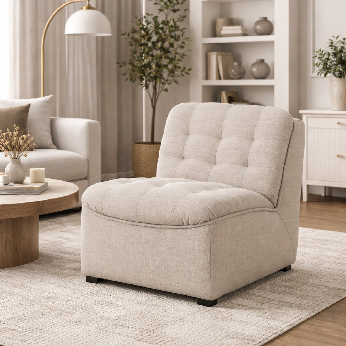   Modern European furniture - Tufted Modular Sofa - www.oroa.com | Oroa.com