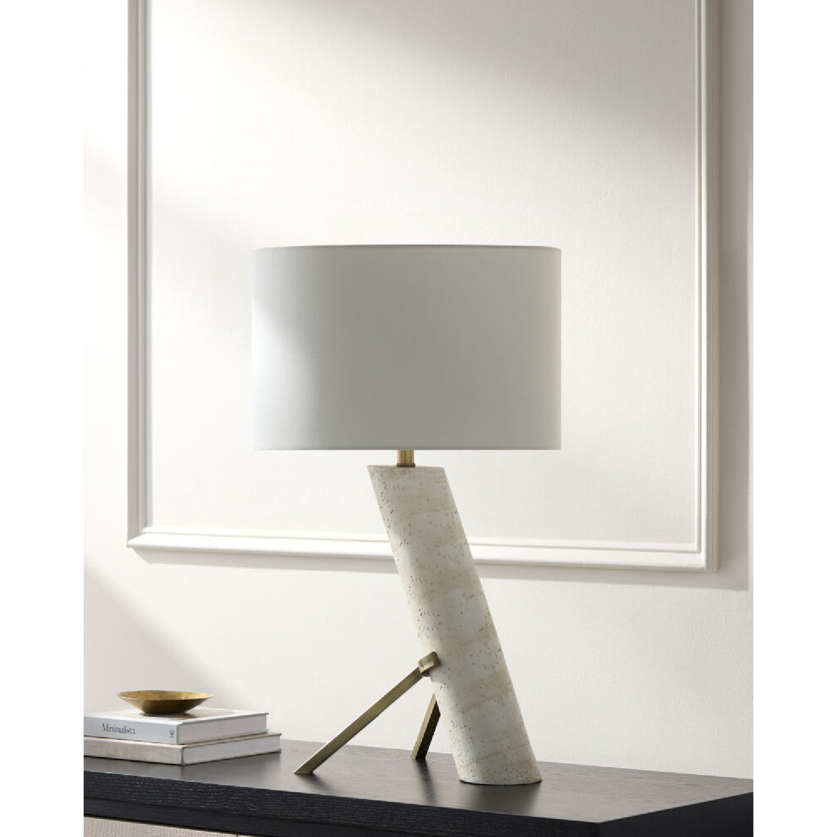   Modern European furniture - Tilted Tube Base Table Lamp - www.oroa.com | Oroa.com