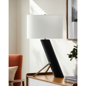   Modern European furniture - Tilted Tube Base Table Lamp - www.oroa.com | Oroa.com