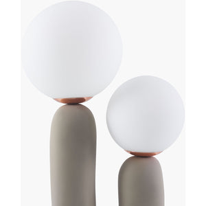   Modern European furniture - Double Round Glass Table Lamp S - www.oroa.com | Oroa.com
