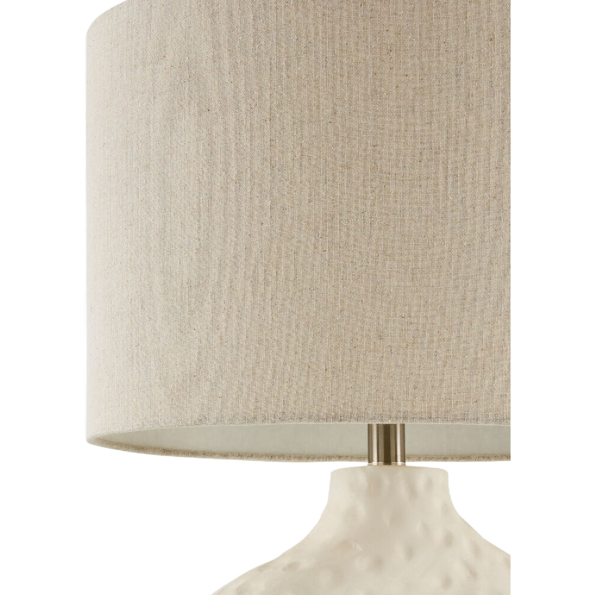   Modern European furniture - White Carved Accent Table Lamp - www.oroa.com | Oroa.com