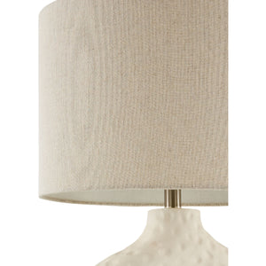   Modern European furniture - White Carved Accent Table Lamp - www.oroa.com | Oroa.com