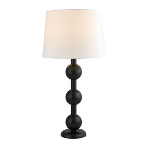   Modern European furniture - Triple Orb Rubberwood Table Lamp - www.oroa.com | Oroa.com