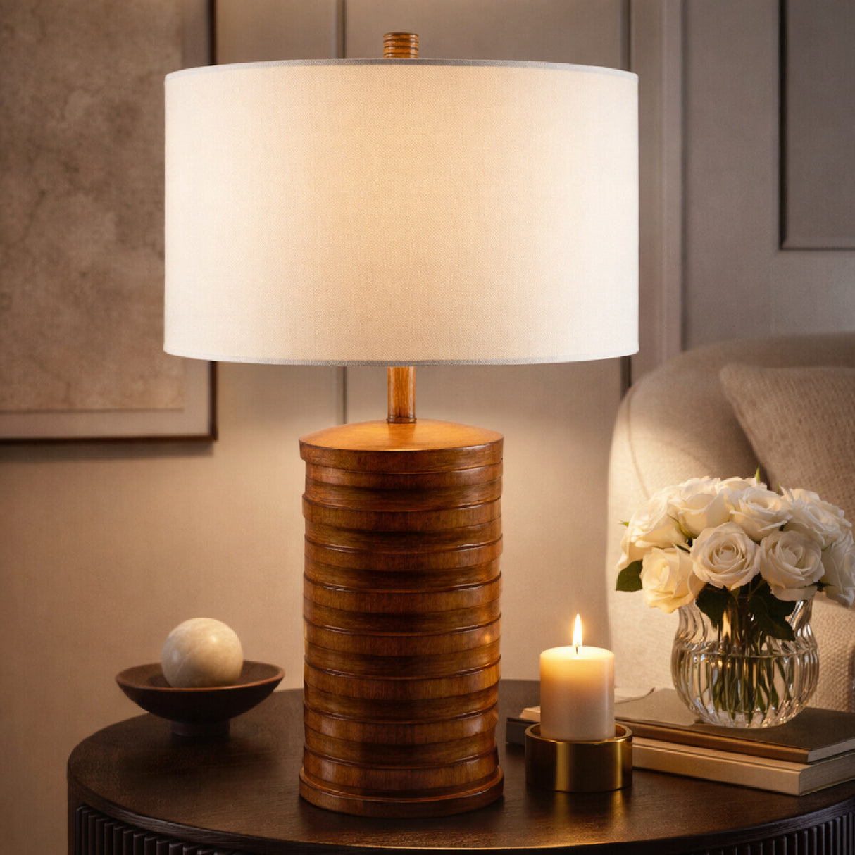   Modern European furniture - Painted Accent Table Lamp - www.oroa.com | Oroa.com