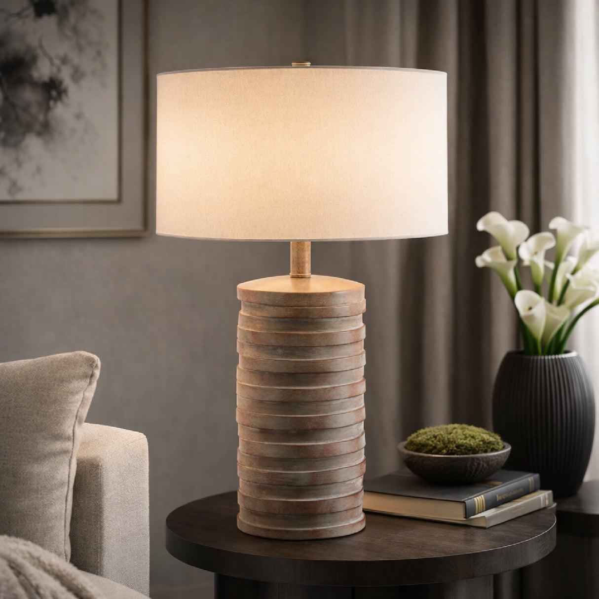   Modern European furniture - Painted Accent Table Lamp - www.oroa.com | Oroa.com