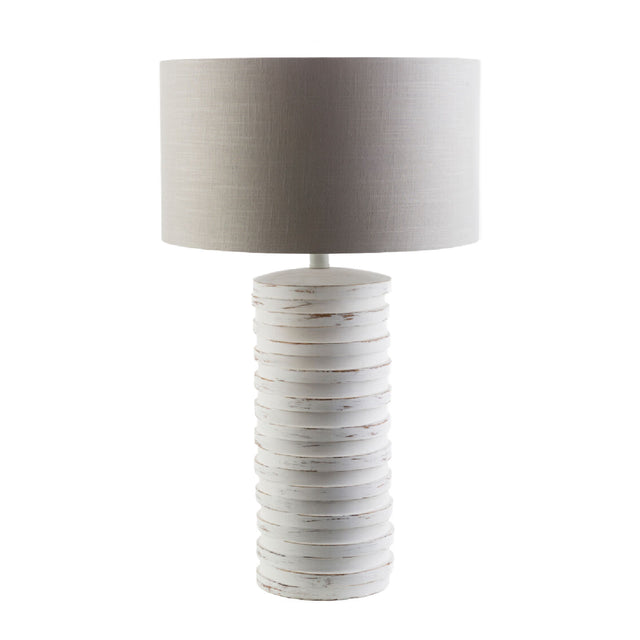Modern European furniture - Distressed Finish Accent Table Lamp - www.oroa.com