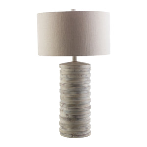   Modern European furniture - Distressed Finish Accent Table Lamp - www.oroa.com | Oroa.com