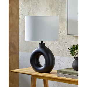   Modern European furniture - Ceramic Ring Accent Table Lamp - www.oroa.com | Oroa.com