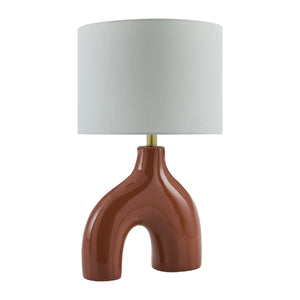   Modern European furniture - Cotton Shade Arched Table Lamp - www.oroa.com | Oroa.com