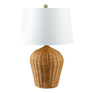  Modern European furniture - Natural Rattan Accent Table Lamp - www.oroa.com | Oroa.com