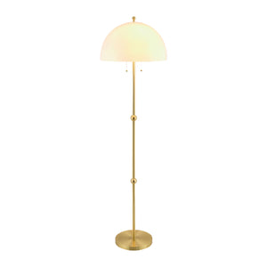   Modern European furniture - White Glass Dome Floor Lamp - www.oroa.com | Oroa.com