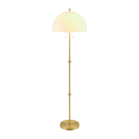   Modern European furniture - White Glass Dome Floor Lamp - www.oroa.com | Oroa.com
