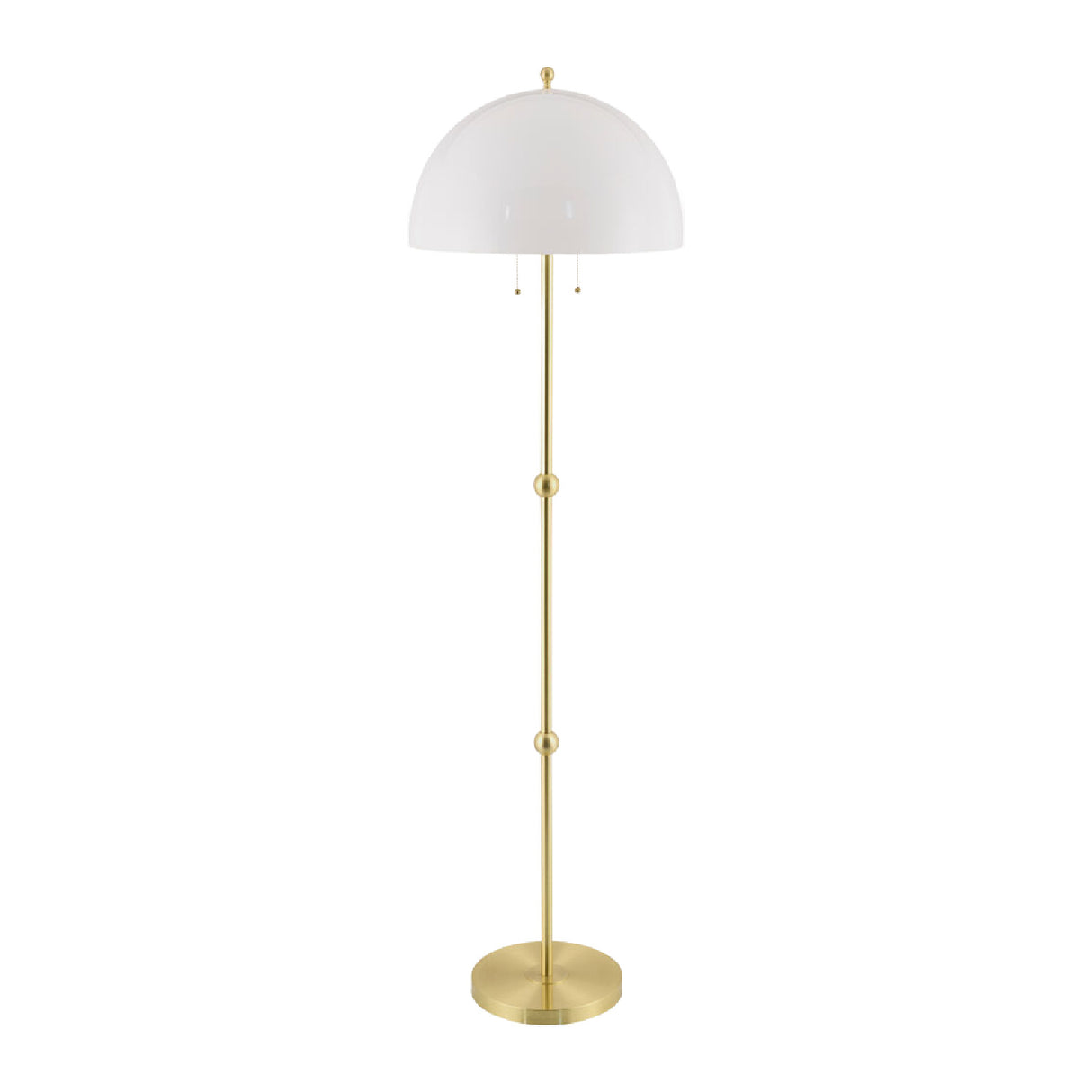   Modern European furniture - White Glass Dome Floor Lamp - www.oroa.com | Oroa.com