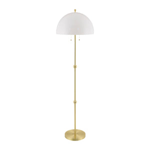   Modern European furniture - White Glass Dome Floor Lamp - www.oroa.com | Oroa.com