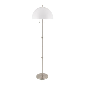   Modern European furniture - White Glass Dome Floor Lamp - www.oroa.com | Oroa.com