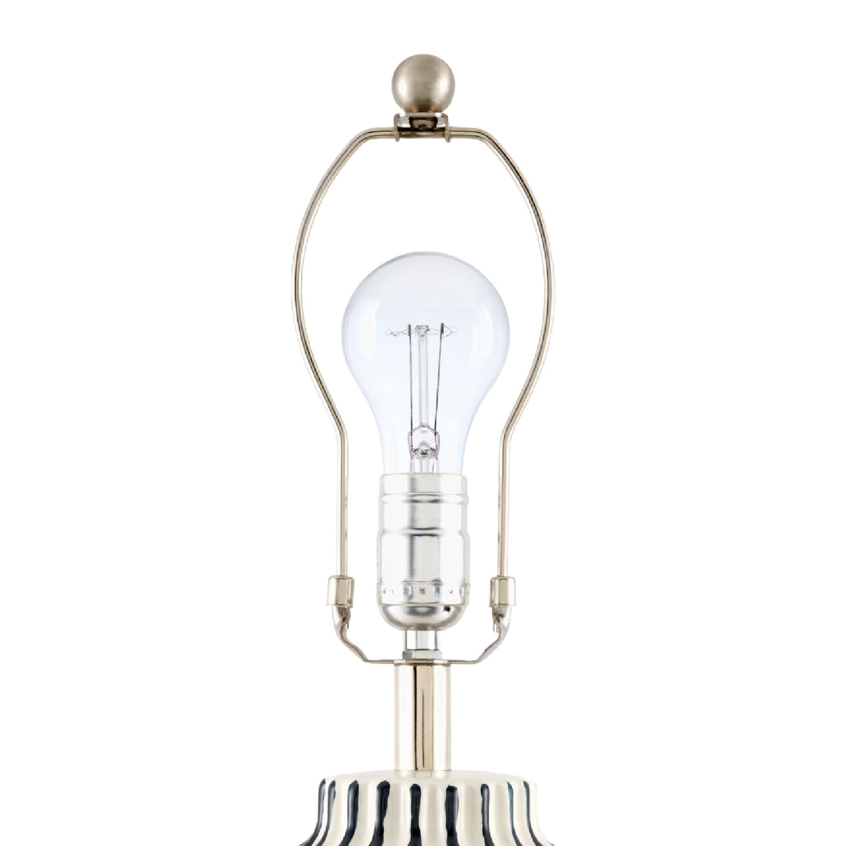   Modern European furniture - Lined Ceramic Accent Table Lamp - www.oroa.com | Oroa.com