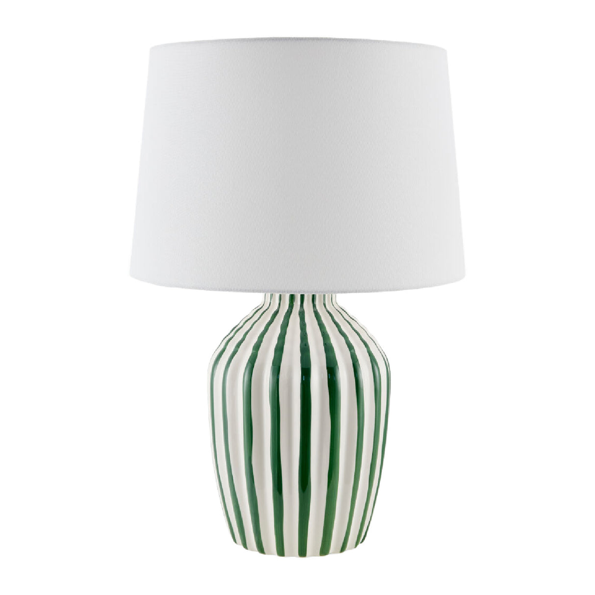   Modern European furniture - Lined Ceramic Accent Table Lamp - www.oroa.com | Oroa.com