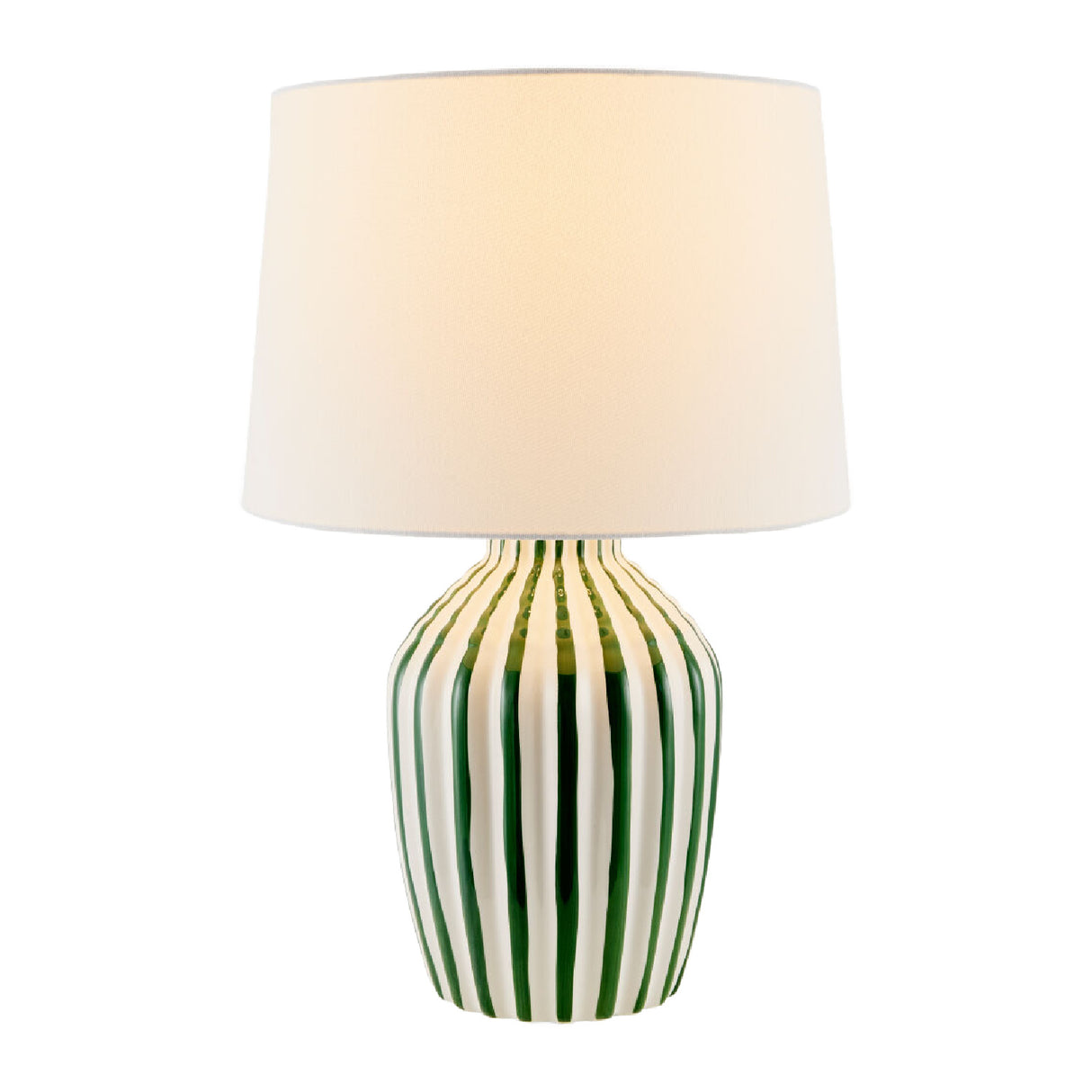   Modern European furniture - Lined Ceramic Accent Table Lamp - www.oroa.com | Oroa.com