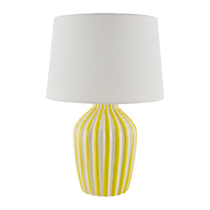   Modern European furniture - Lined Ceramic Accent Table Lamp - www.oroa.com | Oroa.com