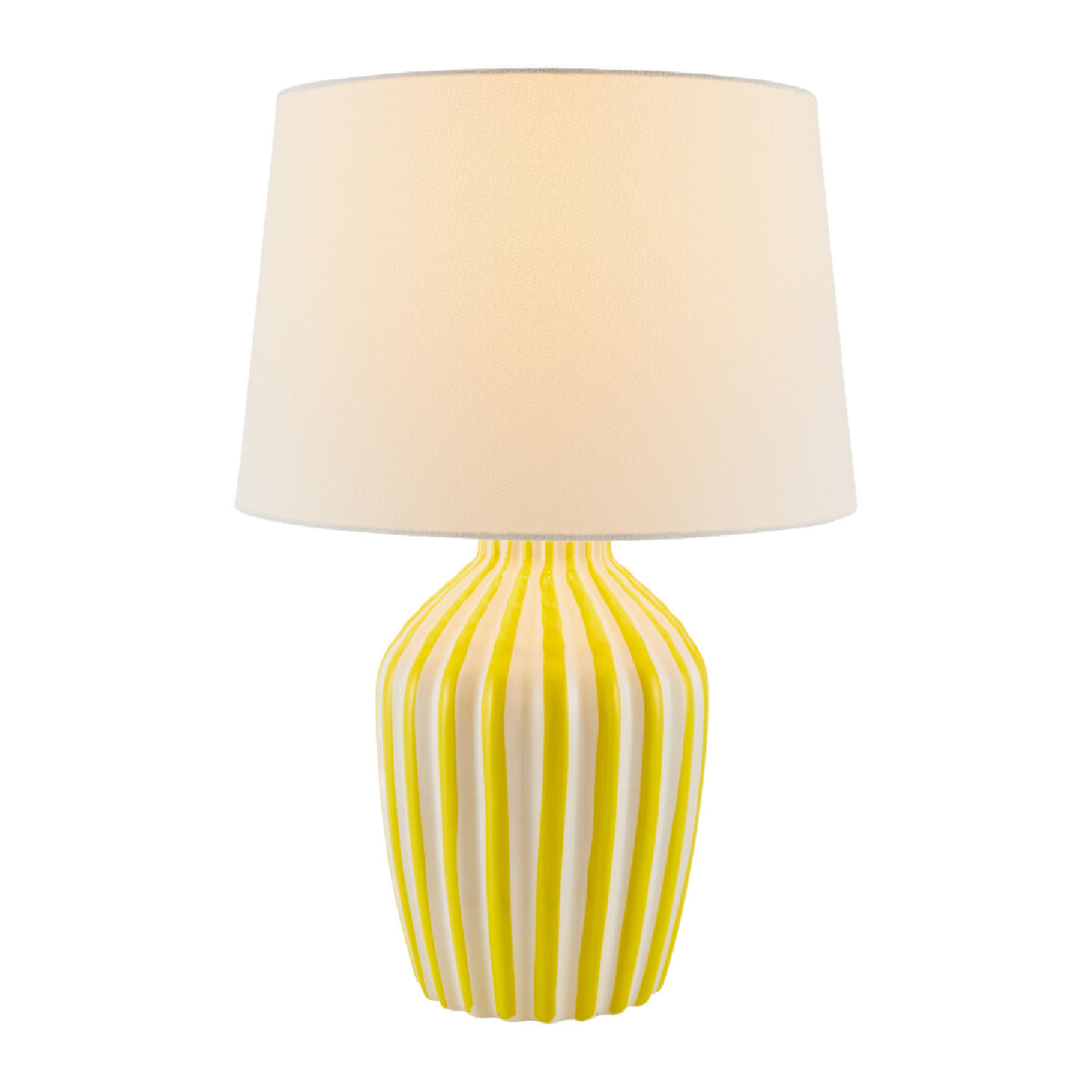   Modern European furniture - Lined Ceramic Accent Table Lamp - www.oroa.com | Oroa.com