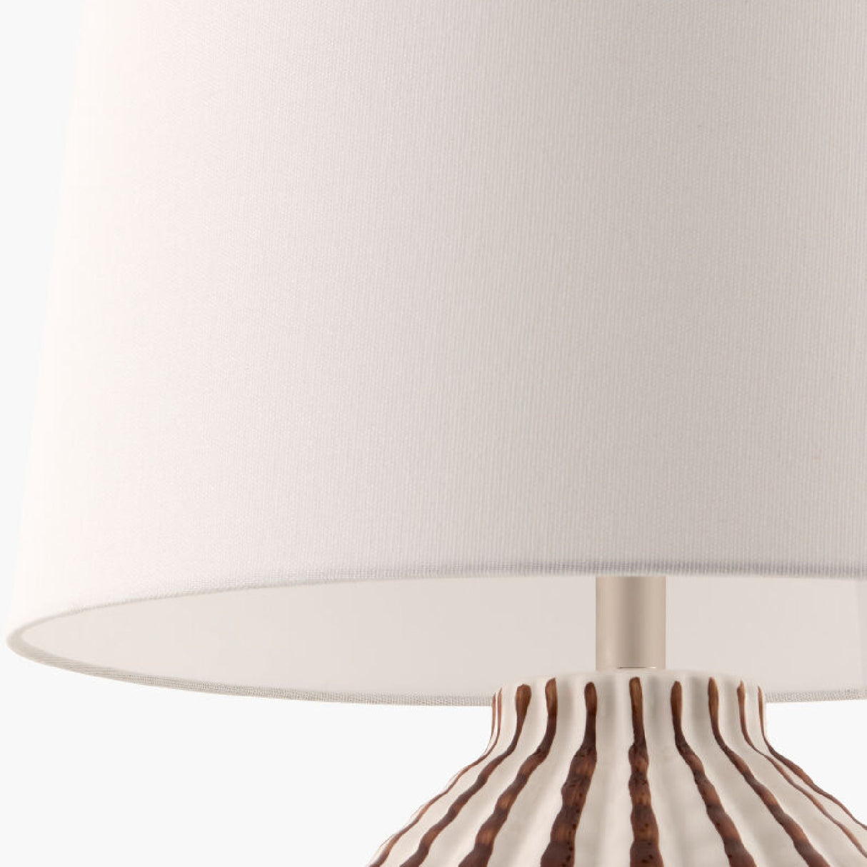  Modern European furniture - Lined Ceramic Accent Table Lamp - www.oroa.com | Oroa.com