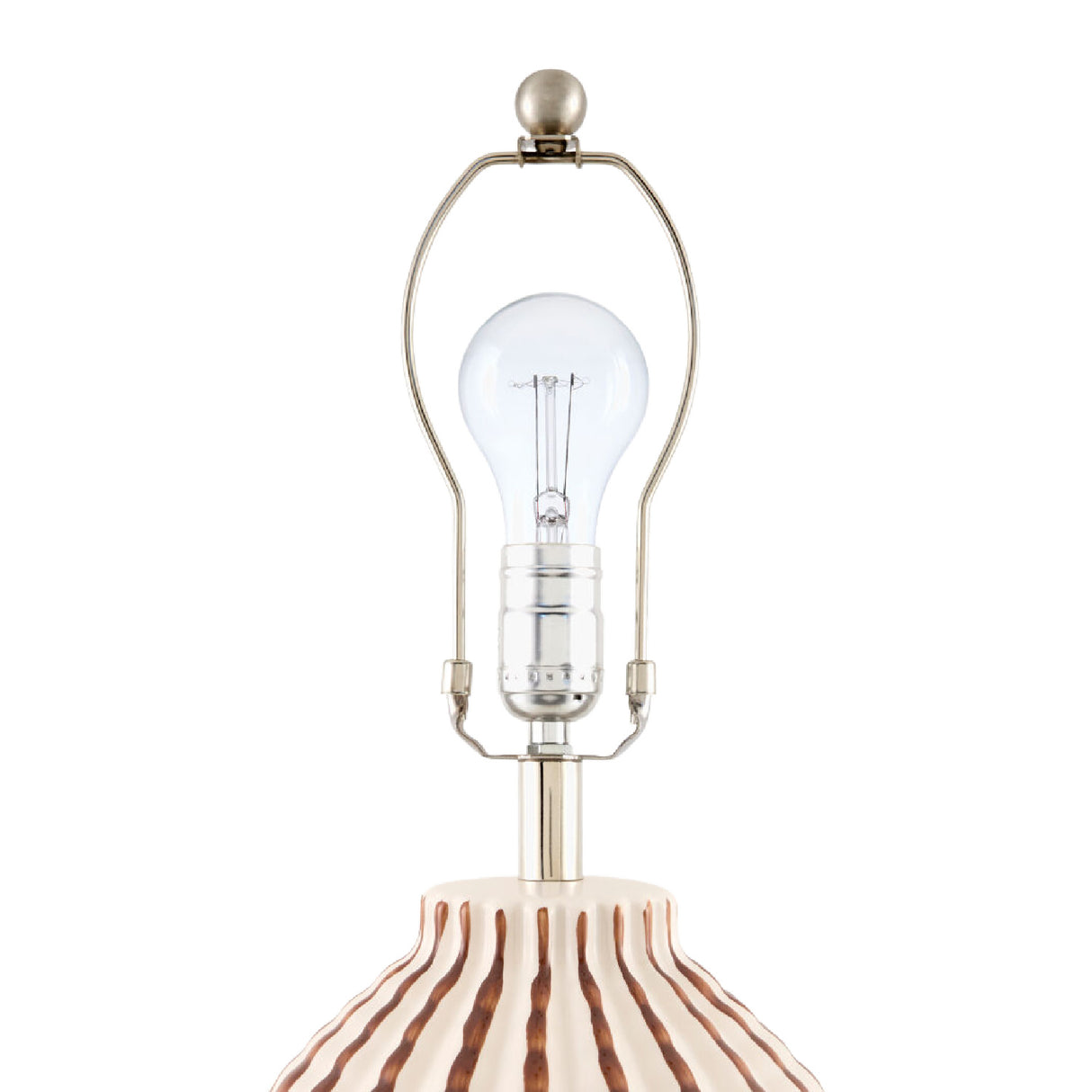   Modern European furniture - Lined Ceramic Accent Table Lamp - www.oroa.com | Oroa.com