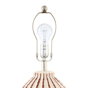   Modern European furniture - Lined Ceramic Accent Table Lamp - www.oroa.com | Oroa.com