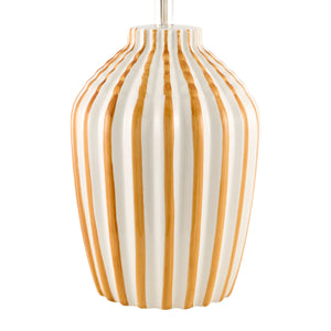   Modern European furniture - Lined Ceramic Accent Table Lamp - www.oroa.com | Oroa.com