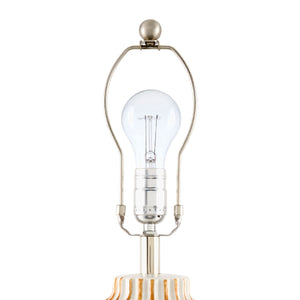   Modern European furniture - Lined Ceramic Accent Table Lamp - www.oroa.com | Oroa.com