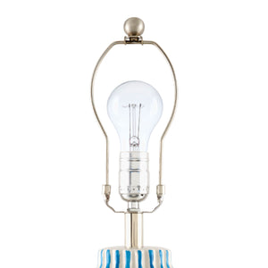   Modern European furniture - Lined Ceramic Accent Table Lamp - www.oroa.com | Oroa.com