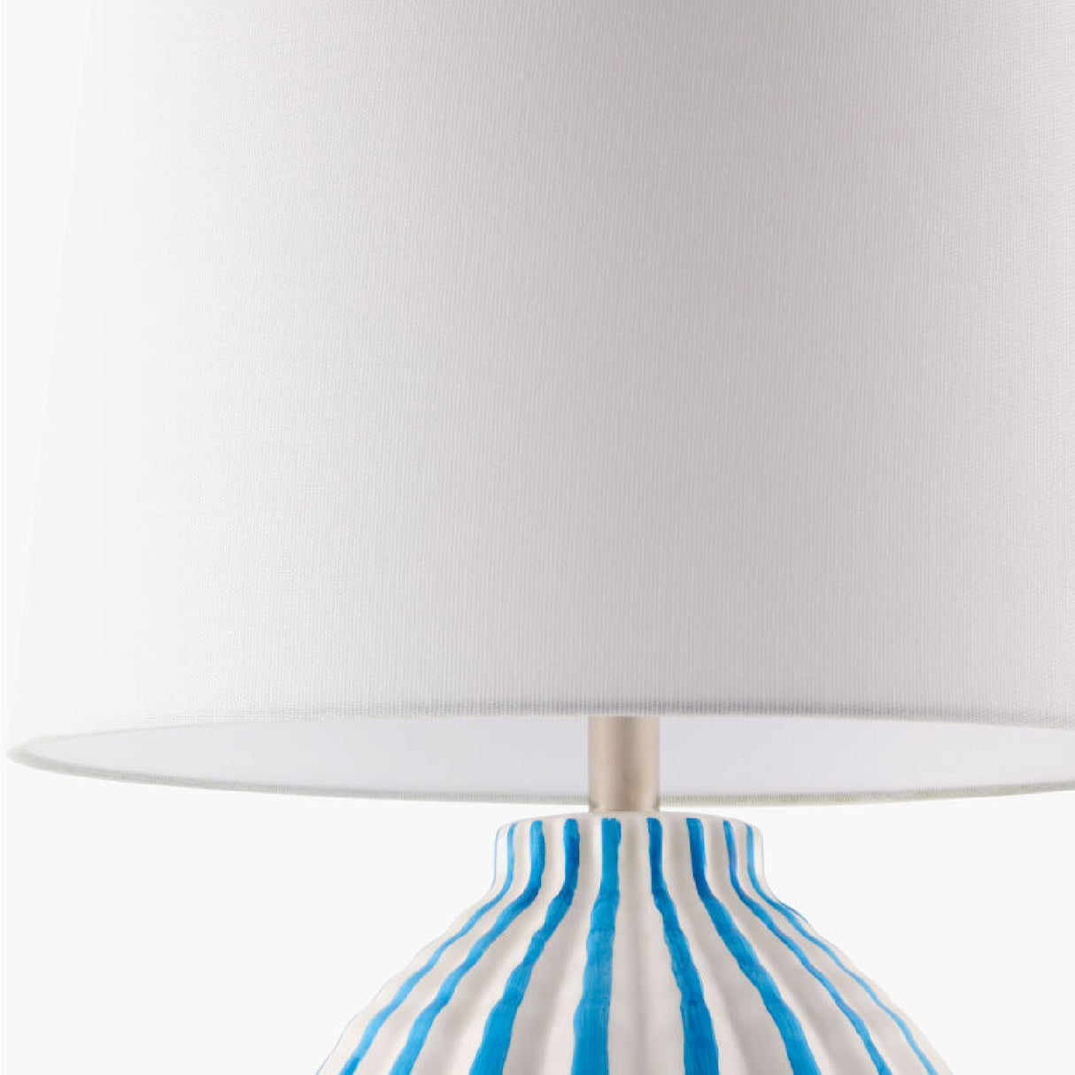   Modern European furniture - Lined Ceramic Accent Table Lamp - www.oroa.com | Oroa.com