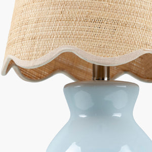   Modern European furniture - Scalloped Edge Accent Table Lamp - www.oroa.com | Oroa.com