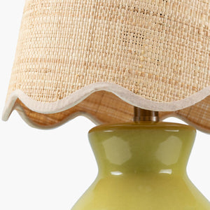   Modern European furniture - Scalloped Edge Accent Table Lamp - www.oroa.com | Oroa.com