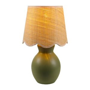   Modern European furniture - Scalloped Edge Accent Table Lamp - www.oroa.com | Oroa.com