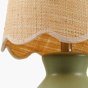   Modern European furniture - Scalloped Edge Accent Table Lamp - www.oroa.com | Oroa.com