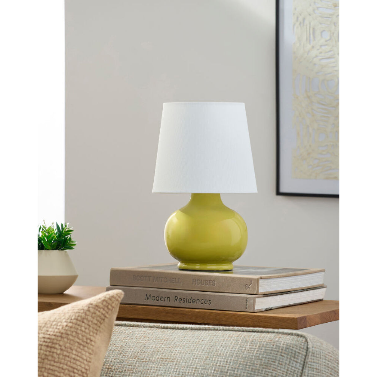   Modern European furniture - Raffia Shade Ceramic Table Lamp - www.oroa.com | Oroa.com